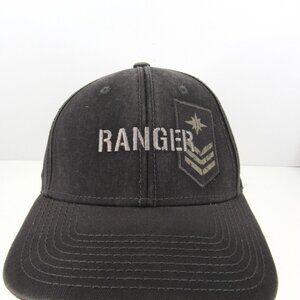 Ranger Polaris Embroidered Logo Men's Gray Trucker Style Adj Strap Back Cap Hat